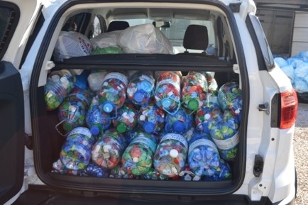 Ao todo 104Kg de resduos reciclveis foram doados ao Hospital