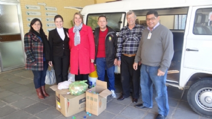  Representantes da Prefeitura de Vale do Sol e Intab realizaram a entrega no Ana Nery.